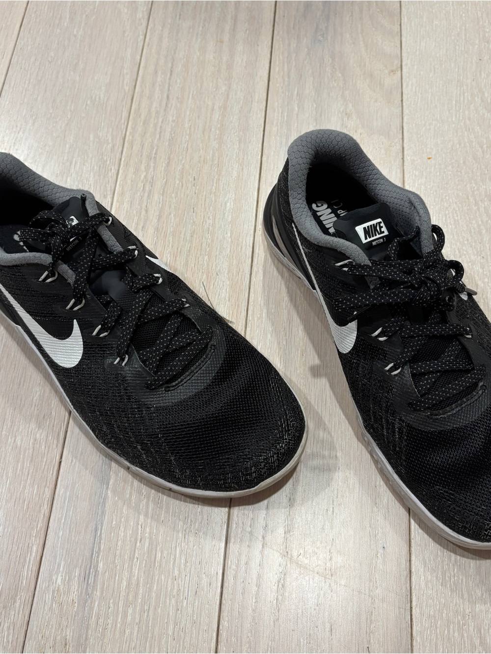 Nike Metcon 3 Women’s Size 7.5 Black Athletic Shoes Cross-Training  Sneakers